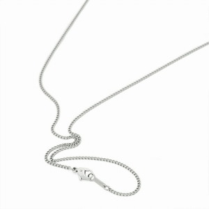 ネックレス チェーン 純チタン 2面カット喜平チェーン 幅1.4mm 長さ38cm｜鎖 チタン アクセサリー レディース メンズ