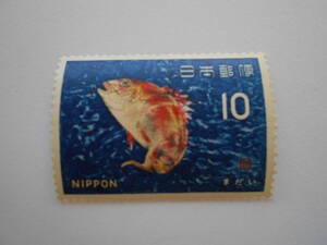 魚介シリーズ　まだい　未使用10円切手（148)