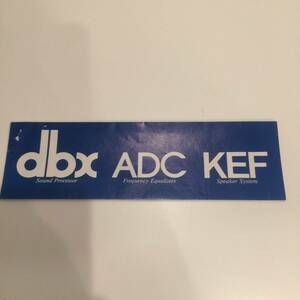 即決 昭和57 カタログ dbx sound processor KEF ADC Frequency Equalizers dbx222.224 351.353 228 120 007 20/20 ADC Sound Shaper Twenty