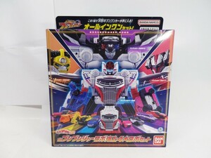 51●b879☆新品未開封　バンダイ　爆上戦隊ブンブンジャー　DXブンブンジャーロボ爆上4大ロボセット　9台入　BANDAI　現状