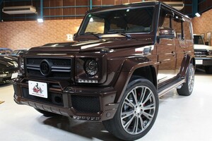 年末ヤフオク入札会☆　H25年 メルセデスAMG G63 ロング 4WD BRABUSカスタム デジーノミスティックブラウン 49000キロ