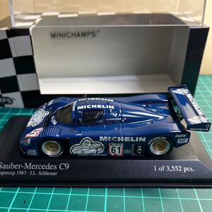  ミニチャンプス MINICHAMPS1/43ザウバーメルセデスC9 1987