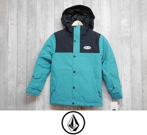 【新品:SALE】24 VOLCOM 子供用 STONE.91 INS JACKET - VIBRANT GREEN - XSサイズ 正規品 キッズ ジャケット スノーボード ウェア