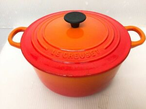 kys1183 LE CREUSET ルクルーゼ 両手鍋 22ｃｍ　　TK