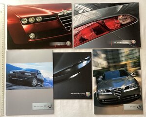 ★[A63530・アルファ・ロメオ カタログ5点セット ] ALFA ROMEO Alfa 159, Alfa 166, Alfa Q4 。★