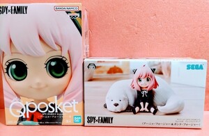 アーニャ　ちょこのせ　プレミアムフィギュア　Qposket　ボンド　スパファ　スパイファミリー　SPY×FAMILY　フィギュア　