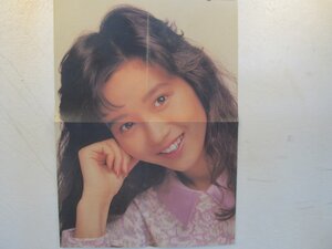 2409MK●GORO付録両面ポスター「本田美奈子(両面とも)」1986昭和61.2.27●サイズ:約57cm×40cm/四つ折り/ポスターのみ