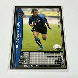 ♪♪WCCF 02-03 黒 ファビオ・カンナヴァロ Fabio Cannavaro Inter ♪三点落札で普通郵便送料無料♪