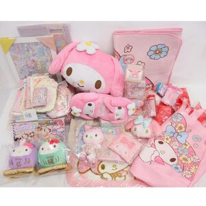 1円Sanrio/ハローキティ/キキララ/マイメロディーグッズまとめてセット/巾着 バッグ 収納BOX他おまけ付/18