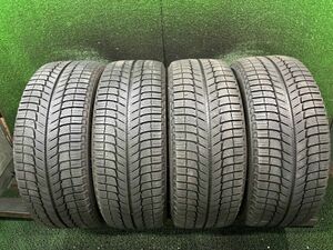 ミシュラン　X-ICE3+　235/50R18　4本　スタッドレスタイヤ　深溝　7.7ｍｍ7.8ｍｍ　19年製　ＬＳ　アルファード/ヴェルファイア　イボあり