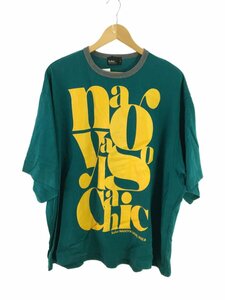 kolor◆Tシャツ/1/コットン/GRN/無地/22WCM-T18207S//