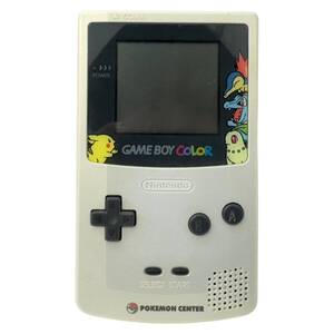 Nintendo GBC GAME BOY COLOR ゲームボーイカラー CGB-001 ポケモンセンター ポケモン レア 動作確認済み 金銀記念Ver