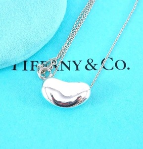 Tiffany & Co. ティファニー ビーン PERETTI ペレッティ ネックレス スターリングシルバー925 銀 7.9g 保存袋付き 4621