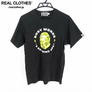 ☆A BATHING APE/アベイシングエイプ RADIATION CAMO BUSY WORKS TEE /S /UPK