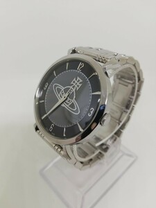 【稼働品】Vivienne Westwood ヴィヴィアンウエストウッド VW-7043 クォーツ腕時計BK