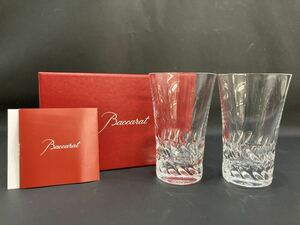 S4F420◆美品◆ バカラ baccarat グラスジャパン GLASS JAPAN クリスタルガラス ペア コップ 2客セット 箱付き