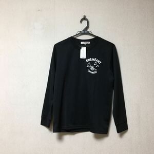 【新品】PetitBerry◆部活Tシャツ◆吹奏楽部◆黒x長袖◆サイズM(150)