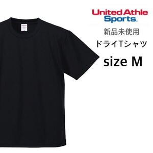 【ユナイテッドアスレ】新品未使用 4.1ozドライアスレチック Tシャツ ブラック 黒 Mサイズ United Athle 590001