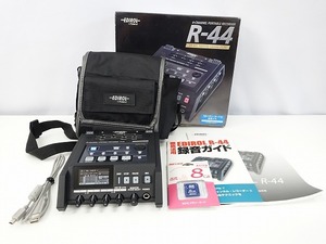 Roland R-44 4CHポータブルレコーダー SDカード 24bit/192Hz 動作良好 *395235