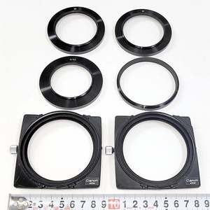 Canon ゼラチンフィルターホルダー★枠2個、52mm、58mm(2個)、72mmをまとめて Canon HOLDER FOR GELATIN FILTER★中古