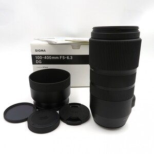 1円〜 SIGMA シグマ 100-400mm F5-6.3 DG FOR CANON EFマウント ズームレンズ 箱付 動作未確認 y229-3237533【Y商品】