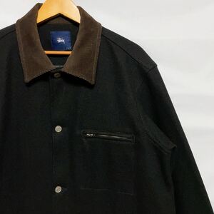 Old Stussy USA製 カバーオール ウール ジャケット ステューシー