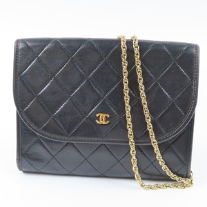 42404★1円スタート★CHANEL シャネル 極美品 マトラッセ ココマーク チェーンショルダーバッグ ヴィンテージ ショルダーバッグ ラムスキン