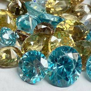 ［天然ジルコンおまとめ］U 30.5ct 裸石 宝石 zircon jewelry ジュエリー ルース
