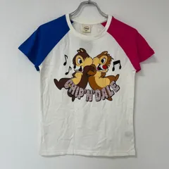 新品未使用　【Disney】ディズニー　ホワイト系　M　半袖Ｔシャツ　チップとデール　カジュアル　綿１００