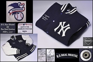 F.C.Real Bristol ★ MLB TOUR STADIUM JACKET ★ Mサイズ ★ ソフ ショップ限定販売 ★ ニューヨーク・ヤンキースモデル ★スタジャン