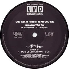 伊2discs 12" Ubeka & Uniques Celebrate UMD168 Underground Music Department /00500