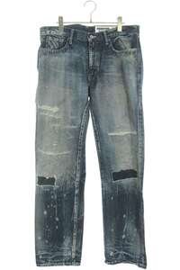 ネイバーフッド NEIGHBORHOOD 20SS 201XBNH-PTM13 BULLET SAVAGE.MID サイズ:L バレットサベージデニムパンツ 中古 BS99