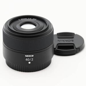 新品級 | Nikon ニコン 単焦点レンズ NIKKOR Z 40mm f/2 Zマウント フルサイズ対応 ブラック #3820