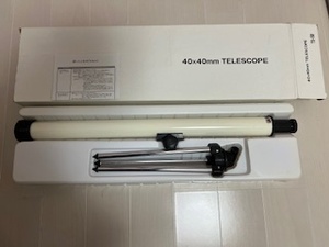 新品 40×40mm テレスコープ TS-50 望遠鏡三脚セット ポイント消化 クーポン