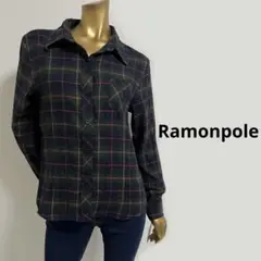 【4164】Ramonpole チェック柄 シャツ L