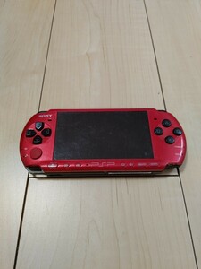 PSP3000本体　レッド×ブラック　