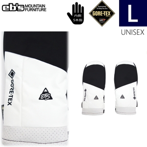 ◎24-25 ebs GAME CHANGER MITTEN カラー:BK WHITE Lサイズ エビス スキー スノーボード