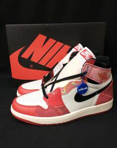 [黒タグ付・未使用] NIKE SPIDERMAN AIR JORDAN 1 NEXT CHAPTER ジョーダン スパイダーマン ネクスト 28cm 赤 白 黒 DV1748-601 店舗受取可