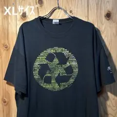 USA古着Tシャツ XLサイズ GILDAN ブラック　オーバーサイズ