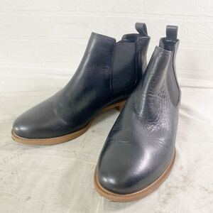 3990☆ Clarks クラークス シューズ 靴 サイドゴアブーツ ショートブーツ レディース US5.5 ブラック