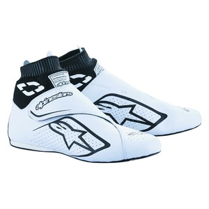 alpinestars(アルパインスターズ) レーシングシューズ SUPERMONO V2 SHOES (サイズUSD： 9) 21 WHITE BLACK [FIA8856-2018公認]