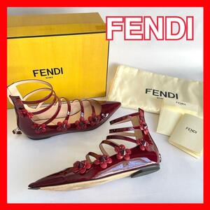 【FENDI フェンディ】フラワーサンダル サイズ36 定価10万