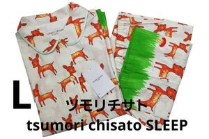 即決★ワコール/ツモリチサトtsumori chisato SLEEP　バンビ柄パジャマ（L)　新品