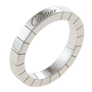 カルティエ CARTIER ラニエール ＃49 リング 指輪 9号 18金 K18ホワイトゴールド レディース 中古 美品