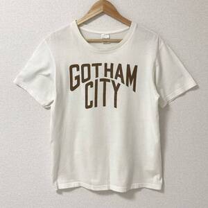 希少 4サイズ NumberNine GOTHAM CITY ロゴ Tシャツ ホワイト 白 ナンバーナイン 半袖 カットソー Tee 初期 VINTAGE archive 3080596