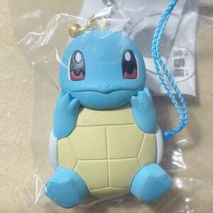 ・即決【新品】ゼニガメ ぺったんこマスコット 根付け ポケモン 亀 キーホルダー かめ ポケットモンスター ガチャガチャ