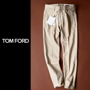 dr159●TOM FORDトムフォード●秋の生地厚●上質コットン●大人のデザインパンツ