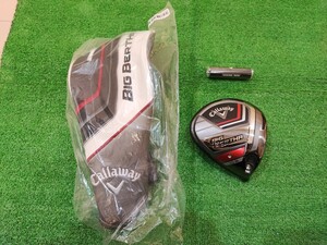 ★ほぼ新品/Callaway キャロウェイ ビッグバーサ　2023 BIG　BERTHA　ドライバー/1W/ロフト10.5/純正ヘッドカバー/保証書