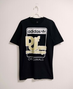 【新品同様】Adidas x DEF JAM Recordings 光沢プリント Tシャツ Sサイズ　HIPHOP アディダス デフジャム