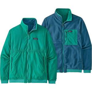 Patagonia Reversible Shelled Microdini Jacket Fresh Teal S フリース ジャケット リバーシブル